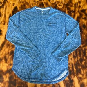 Hollister Blue Long Sleeve Men's Shirt